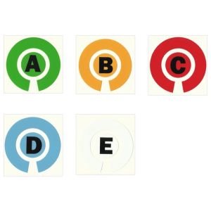 Bowls Initial Stickers - Colour Choice