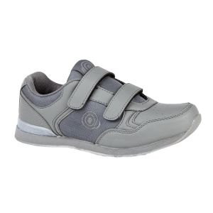DEK Skipper Touch Fastening Ladies Bowls Shoes T839F. - Grey