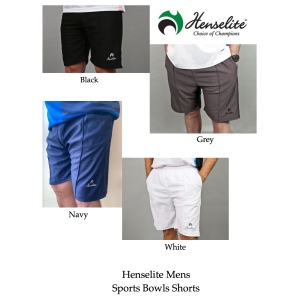 Henselite Mens Sports Bowls Shorts