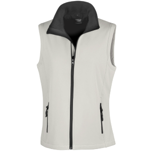 One-up Printable Ladies Softshell Bowls Bodywarmer