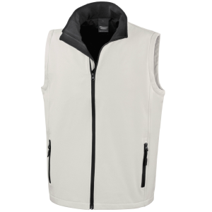 One-up Printable Mens Softshell Bowls Bodywarmer