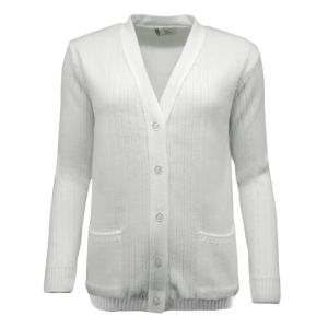 Value Range Premium Ribbed Ladies Bowls Cardigan