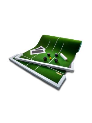 Acclaim Ghent 2 Bowls Twin Handle Mini Nylon Level Green Lawn Flat Short Mat Indoor & Outdoor Locker Bowling Bag 
