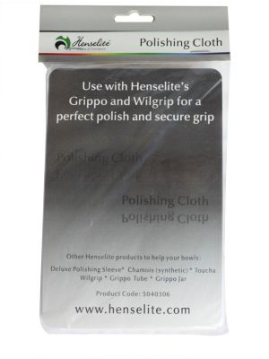 Henselite New Grippo Wax with Sleeve & Cloth Lawn Bowls Polishing Kit 